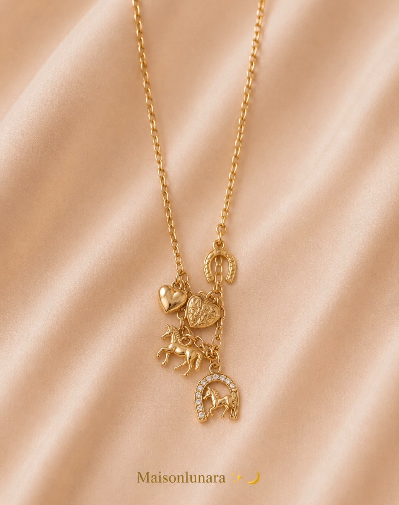 Cheval Charm Necklace
