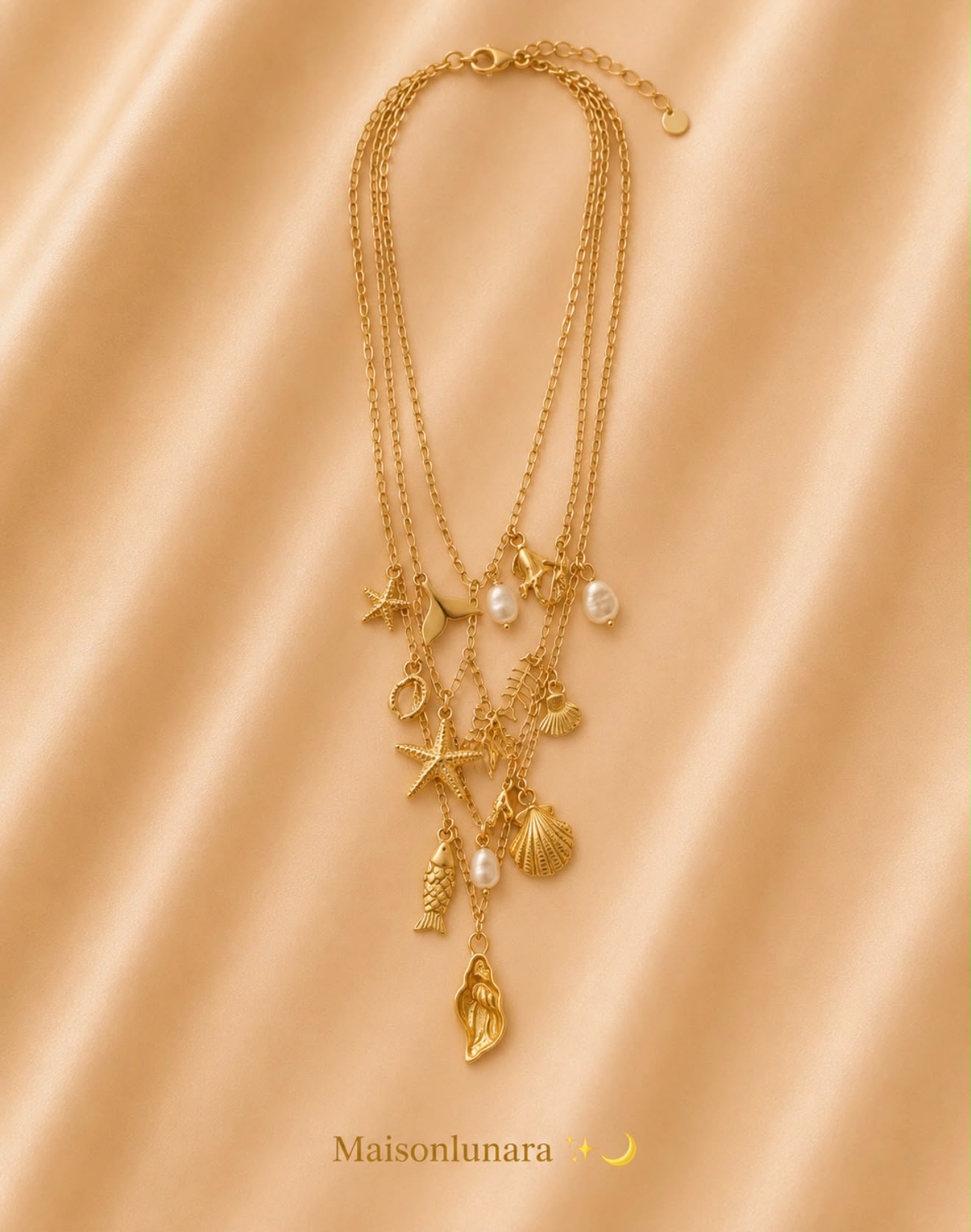 Sirène Layered Ocean Necklace