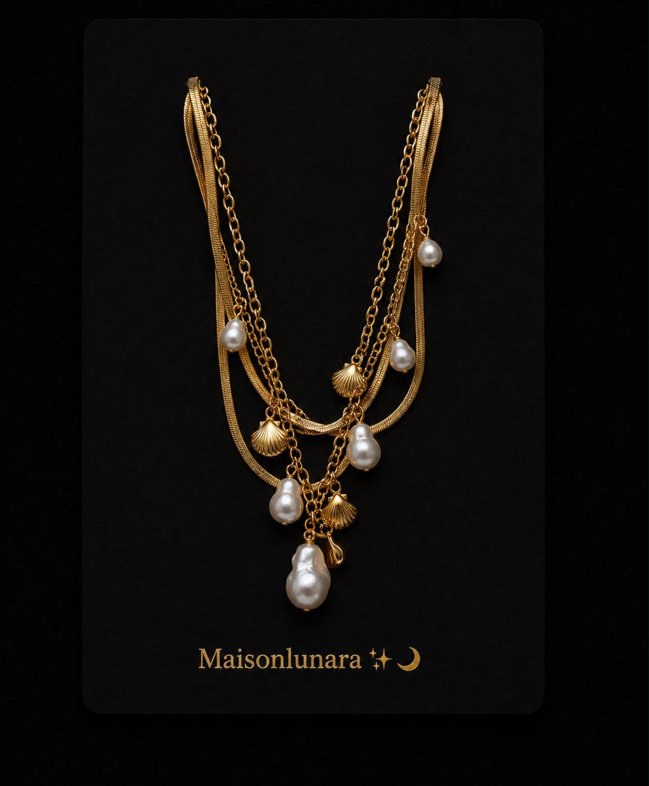 Méridienne Pearl & Shell Necklace