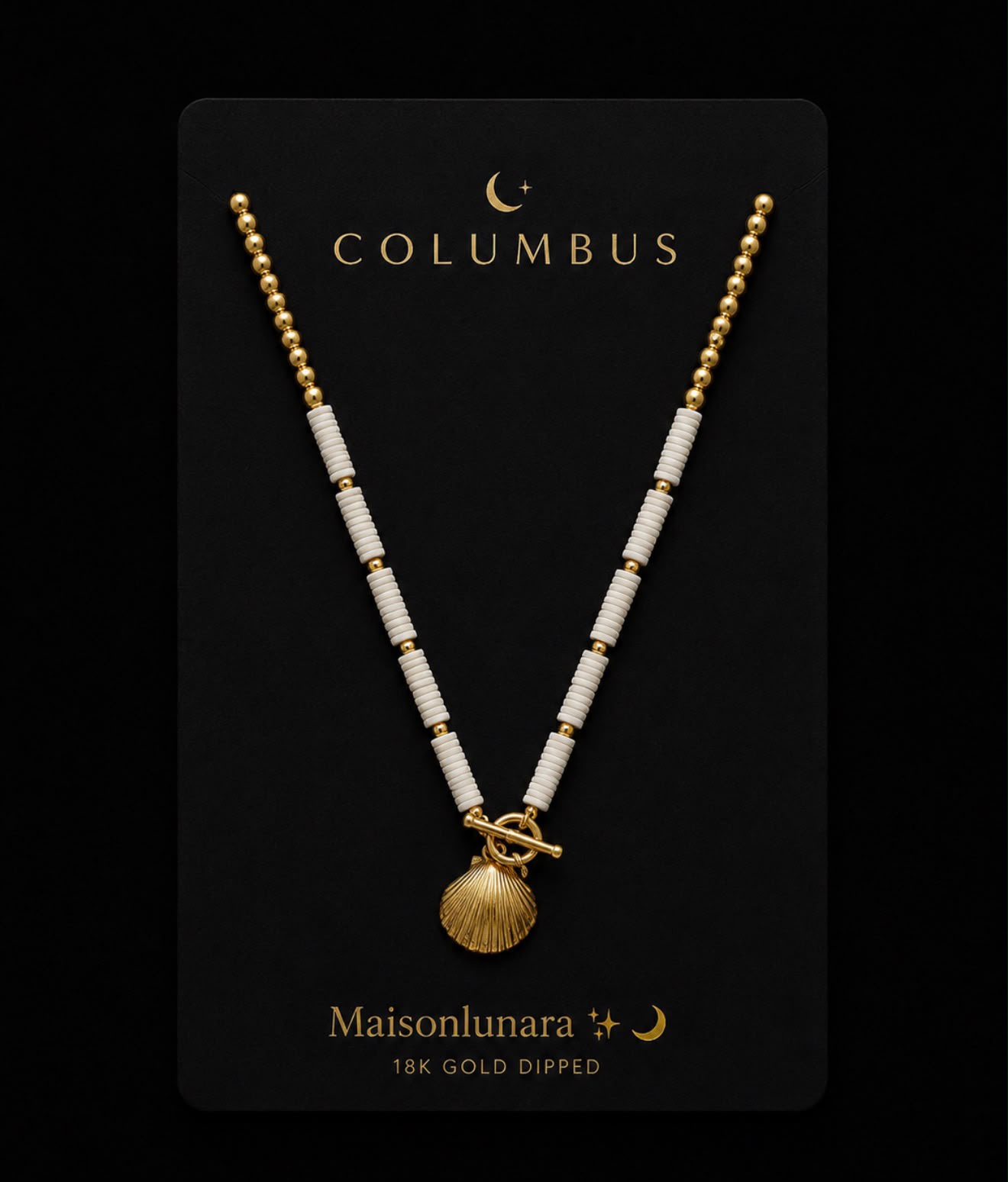 Riviera Shell Toggle Necklace