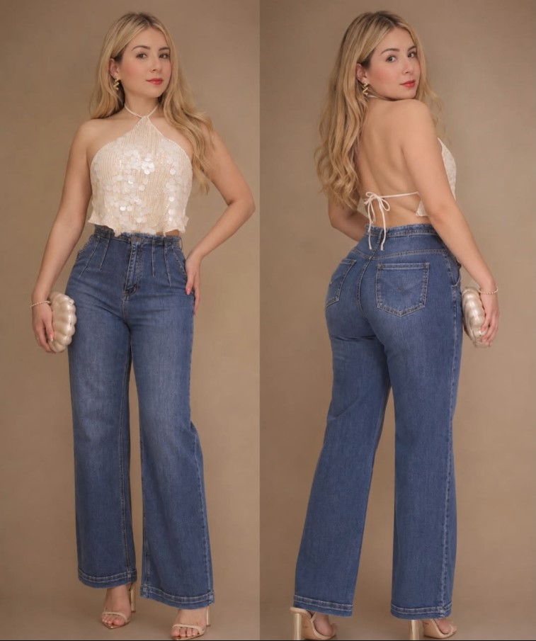 Amélie Wide-Leg Denim