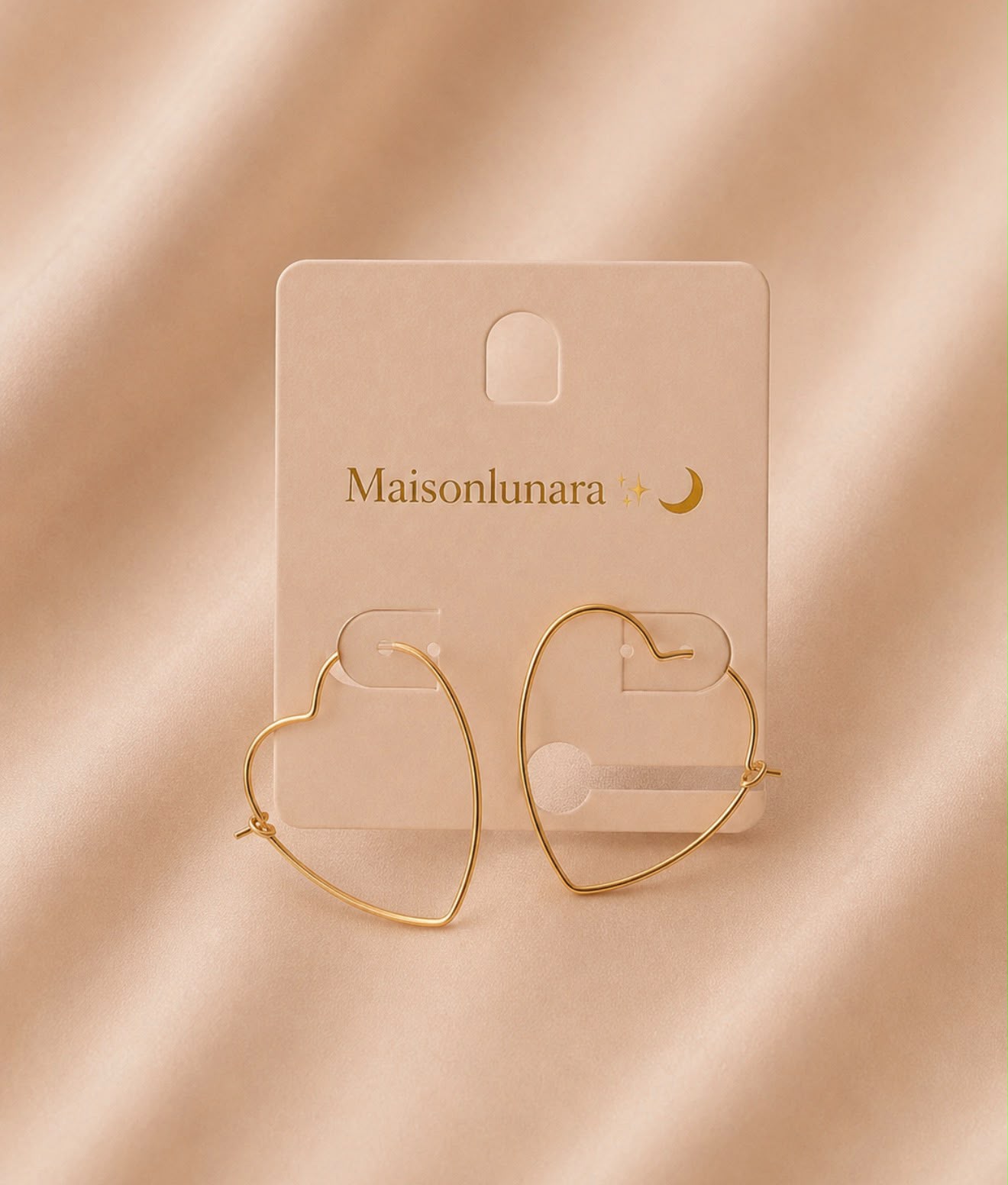 Amore Heart Hoops