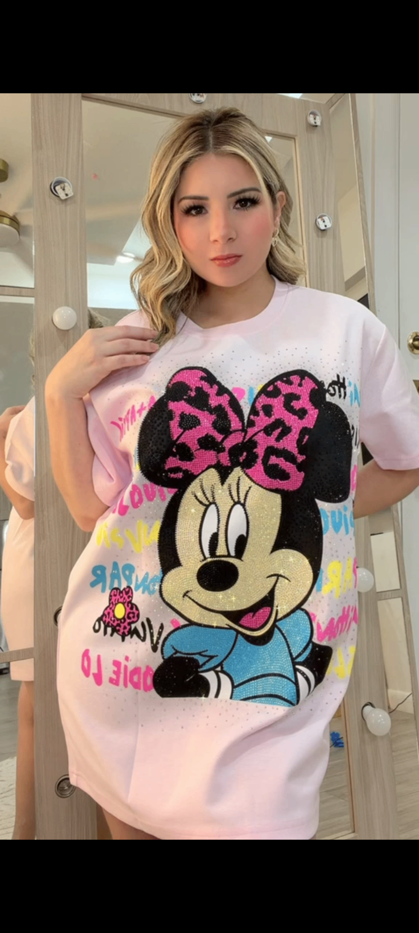 Minnie Crystal Tee Dress