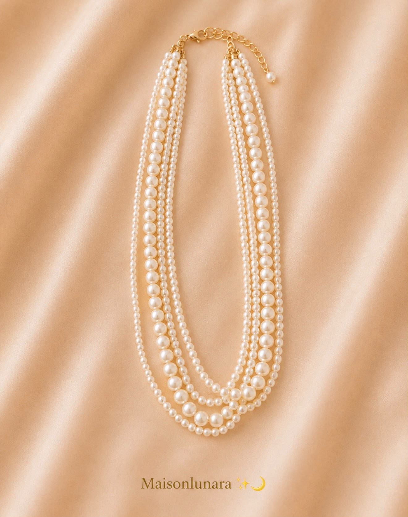 Perle Multi-Strand Pearl Necklace